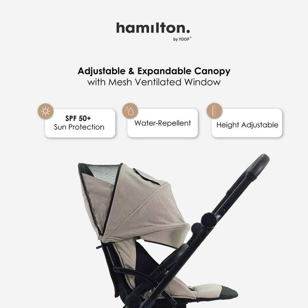 Hamilton by Yoop T1 Premium Baby Stroller - Khaki