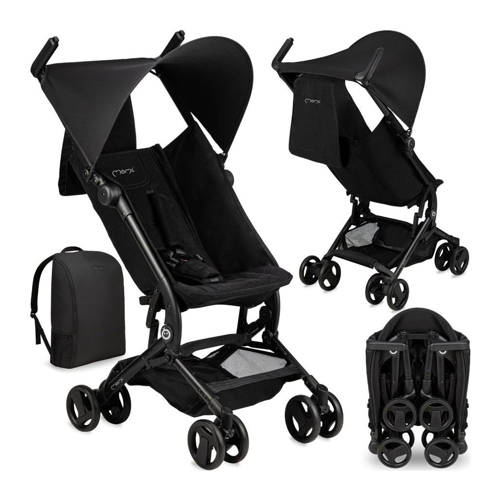MoMi Grace Travel Baby Stroller - Black