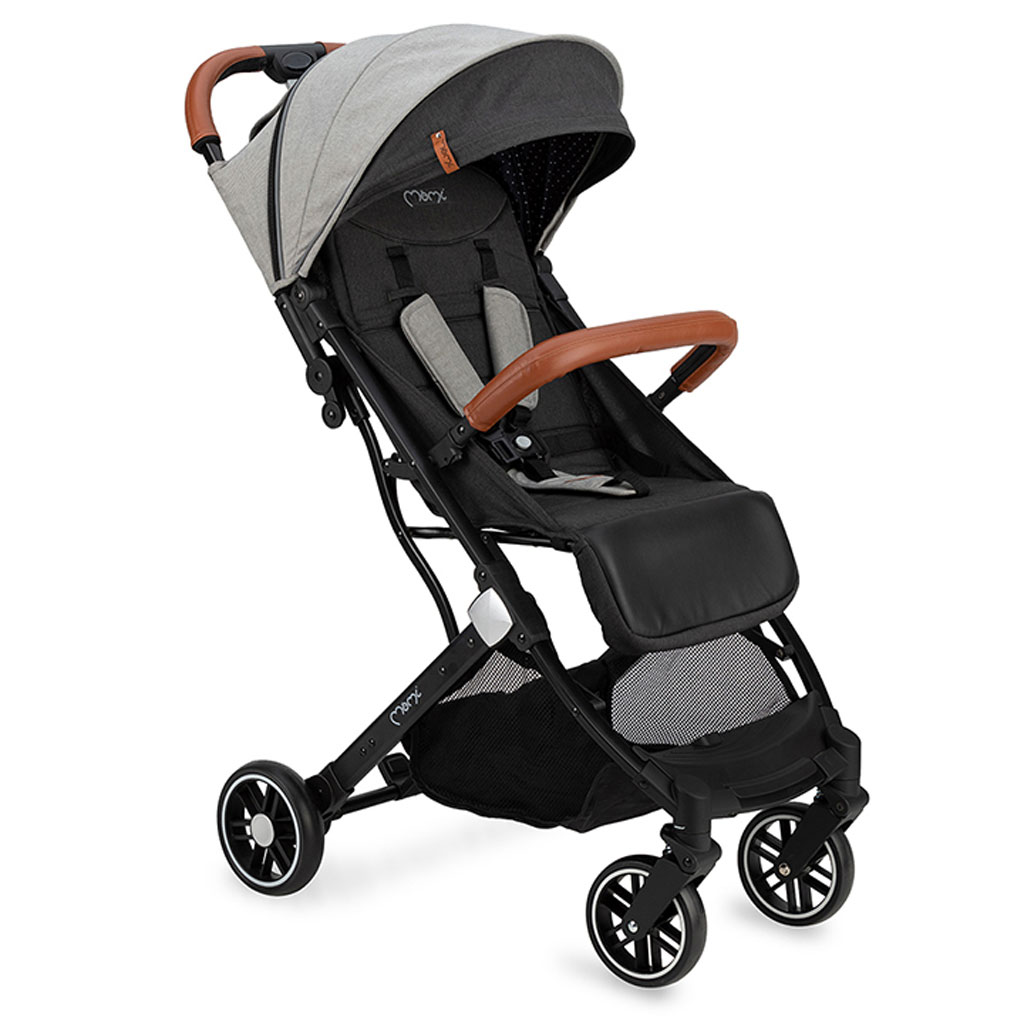 MoMi Estelle Gold Baby Stroller - Grey