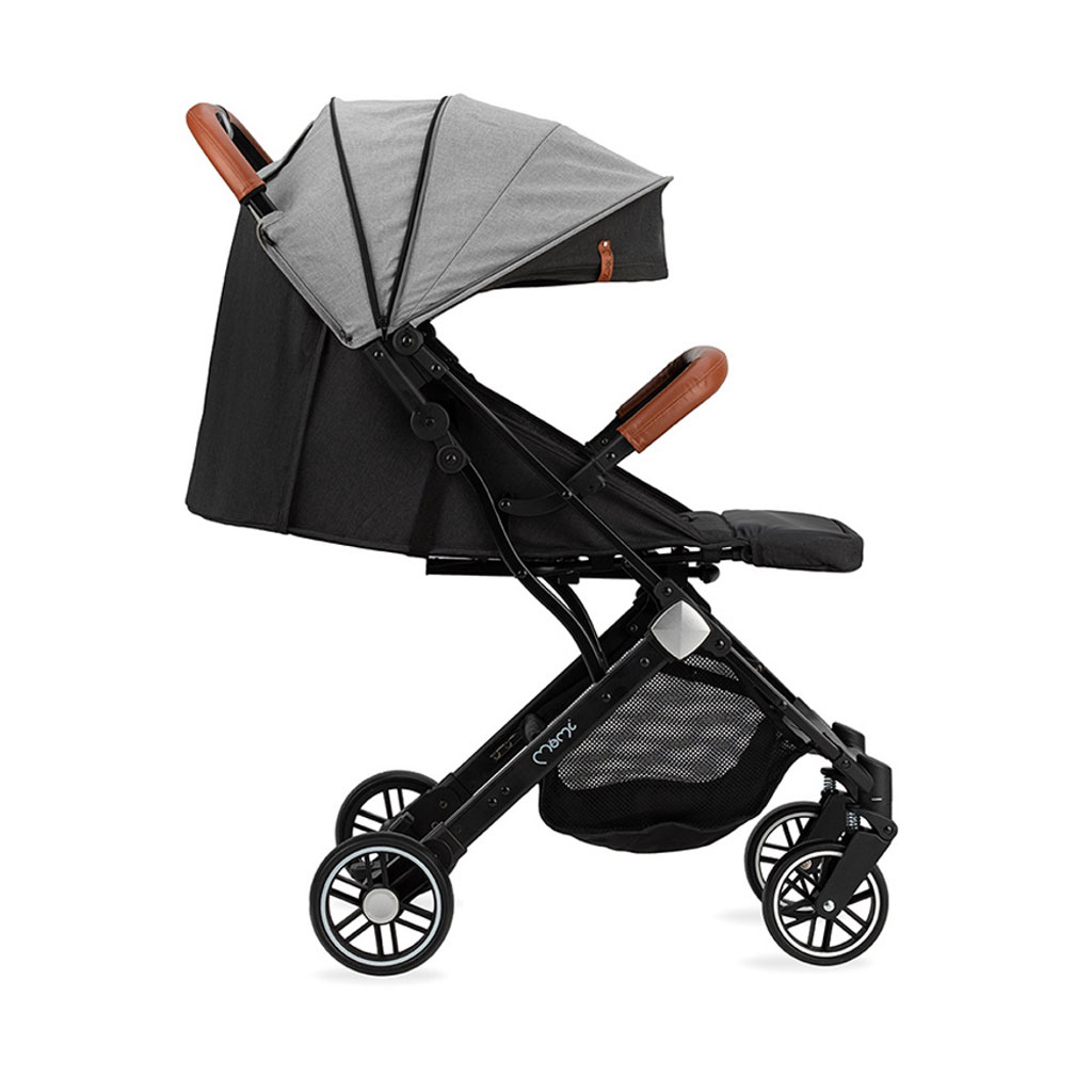 MoMi Estelle Gold Baby Stroller - Grey