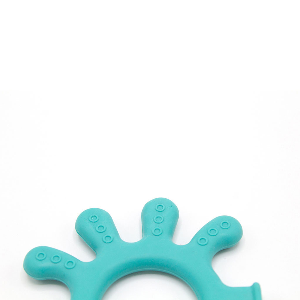 Babyjem Baby Teethering Octopus Gloves For 3+ Month - Green 