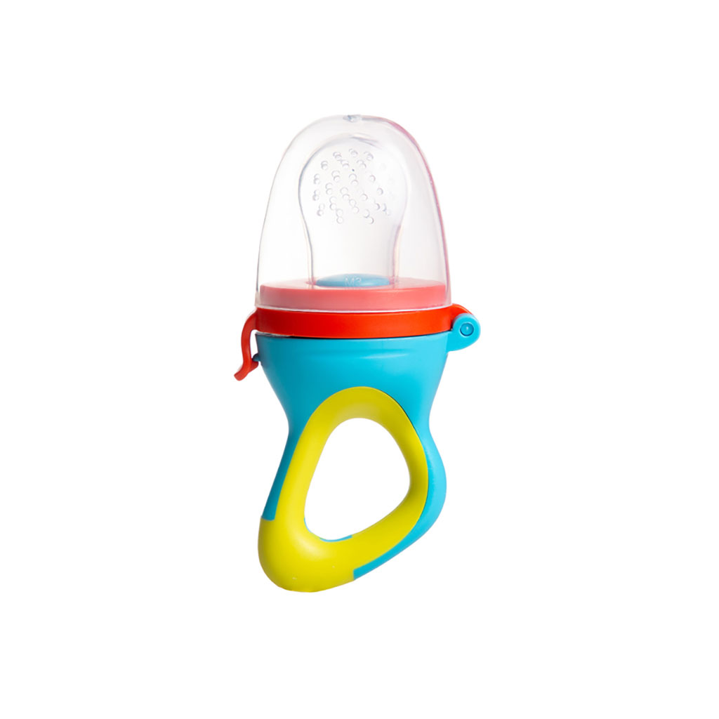 Babyjem Soft Silicone Fruit & Vegetable Feeder Pacifier For 6+ Months Baby - Multicolor