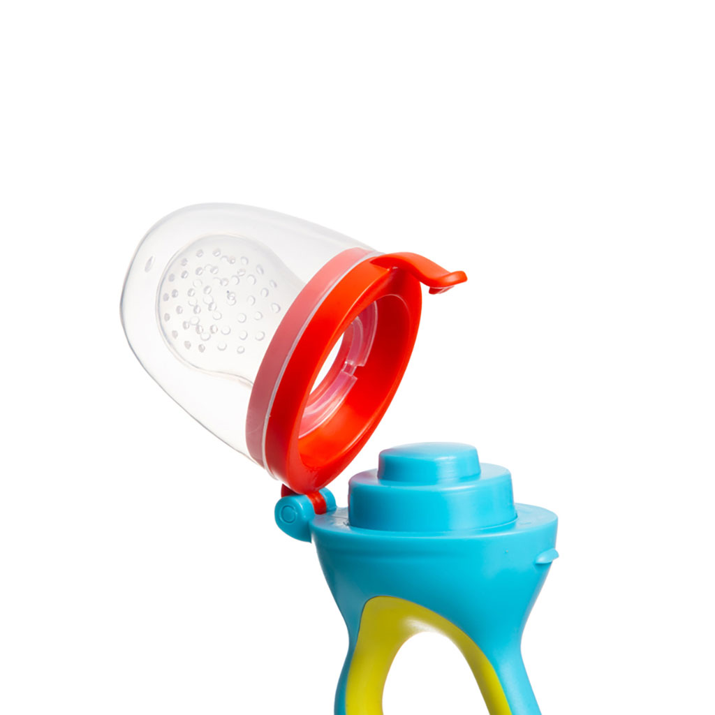 Babyjem Soft Silicone Fruit & Vegetable Feeder Pacifier For 6+ Months Baby - Multicolor