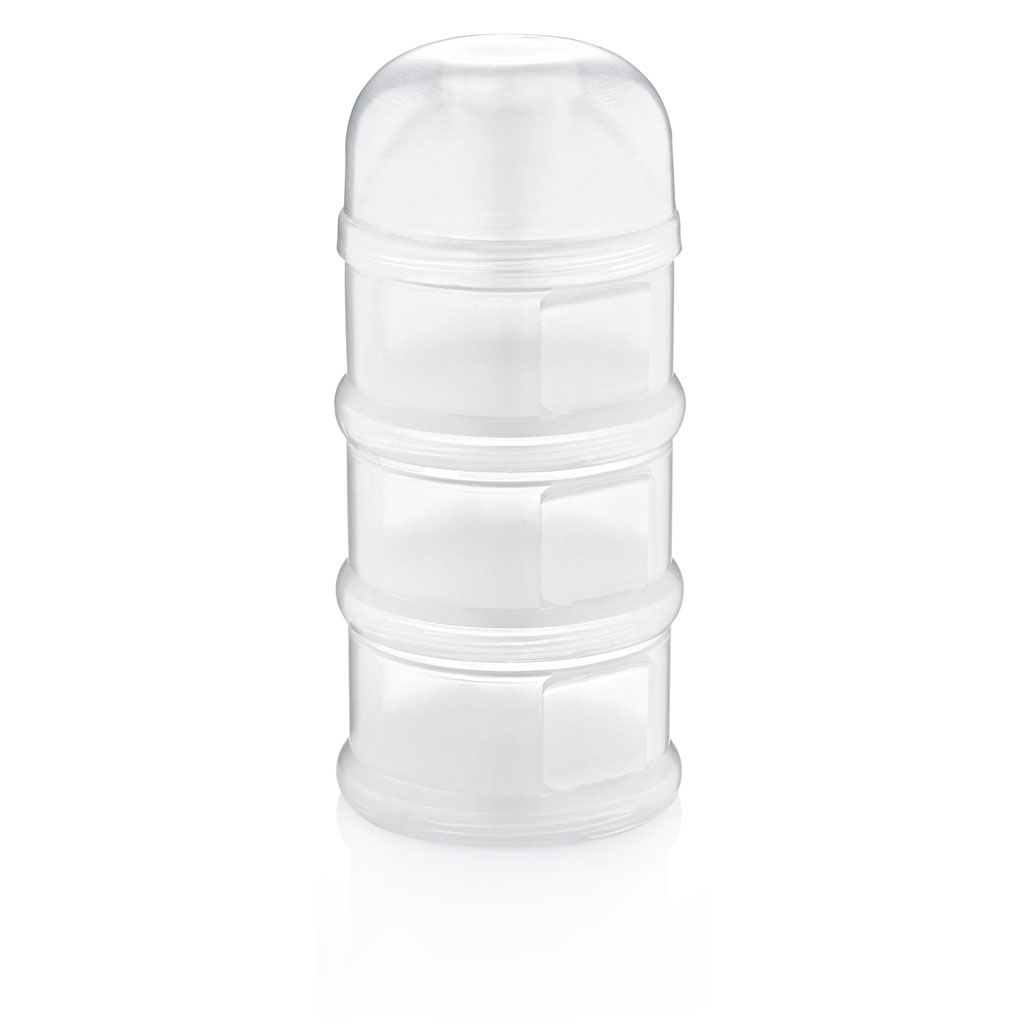 Babyjem Milk Powder Dispenser Stackable Container - White