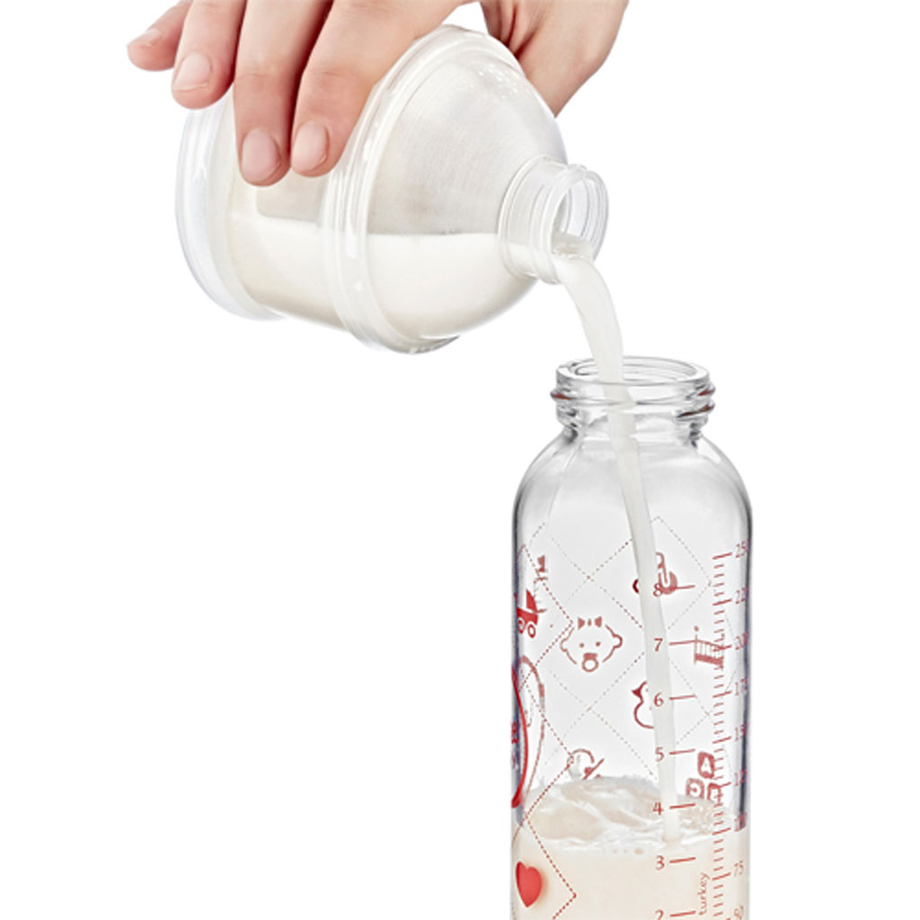 Babyjem Milk Powder Dispenser Stackable Container - White
