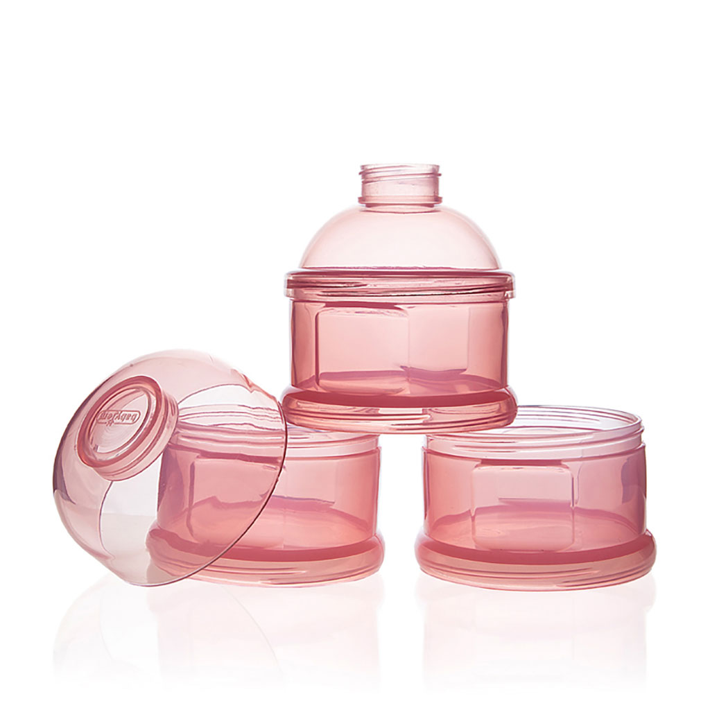 Babyjem Milk Powder Dispenser Stackable Container - Pink