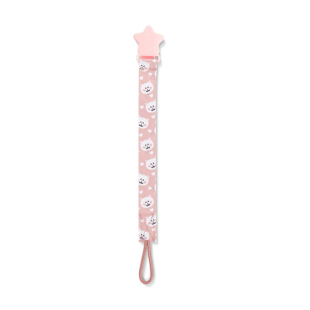 Babyjem Printed Baby Pacifier Holder - Pink