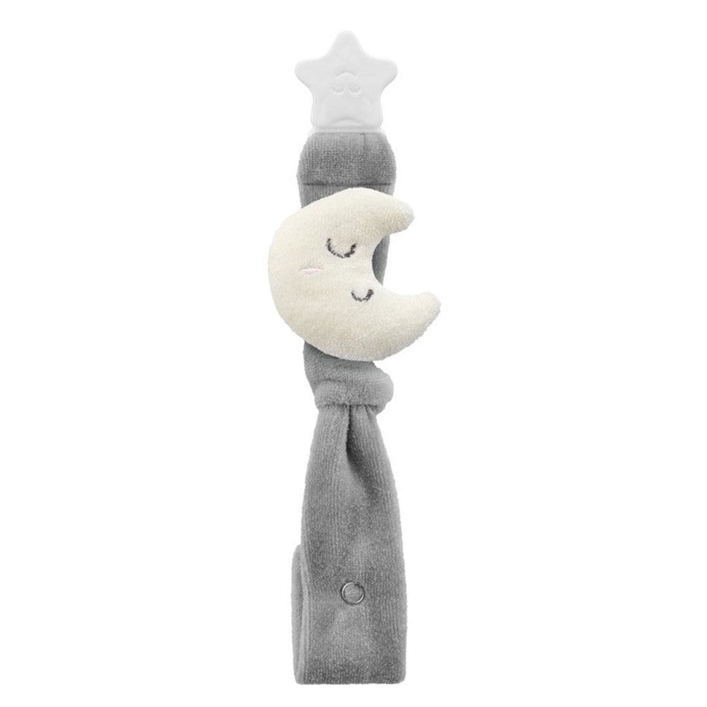 Babyjem Baby Pacifier Holder Moon, Color - Grey