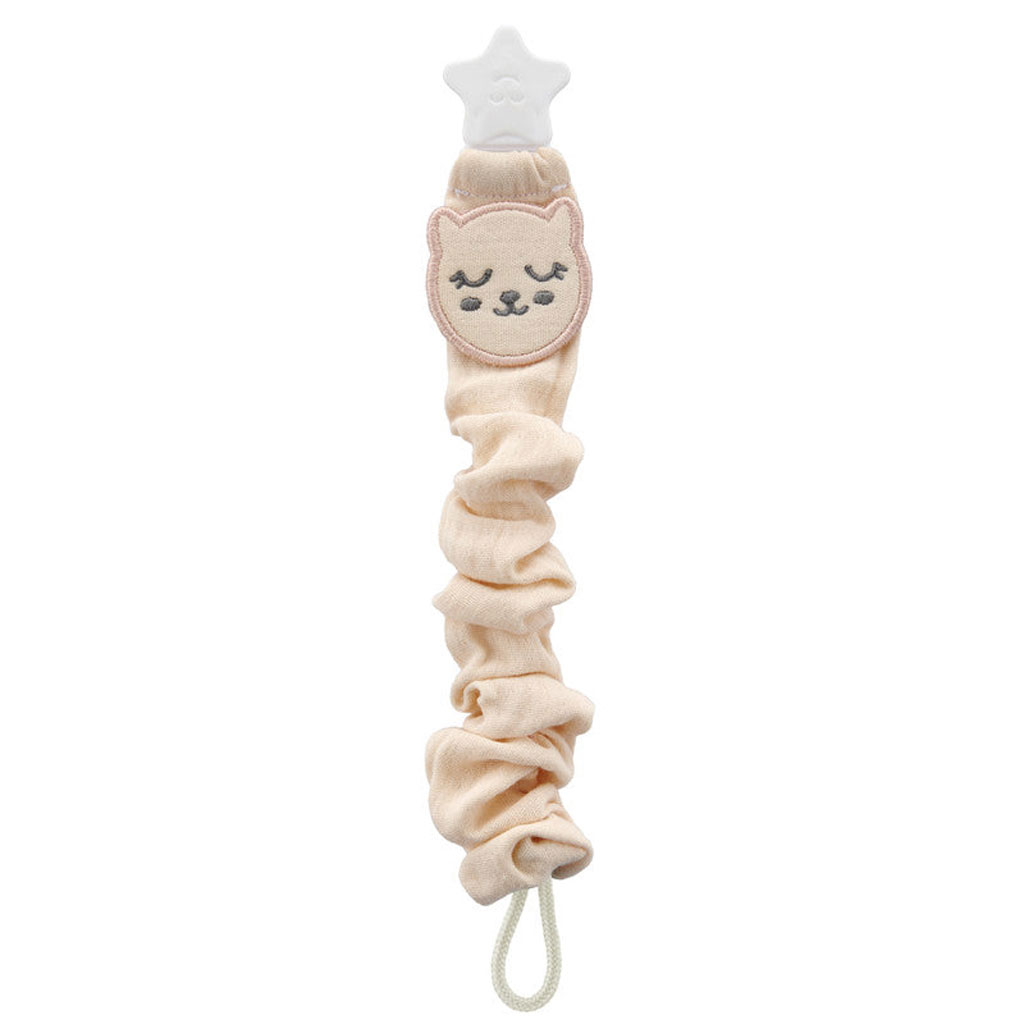 Babyjem Baby Pacifier Holder Cat, Color - Peach