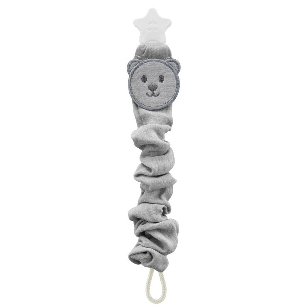 Babyjem Baby Pacifier Holder Bear, Color - Grey
