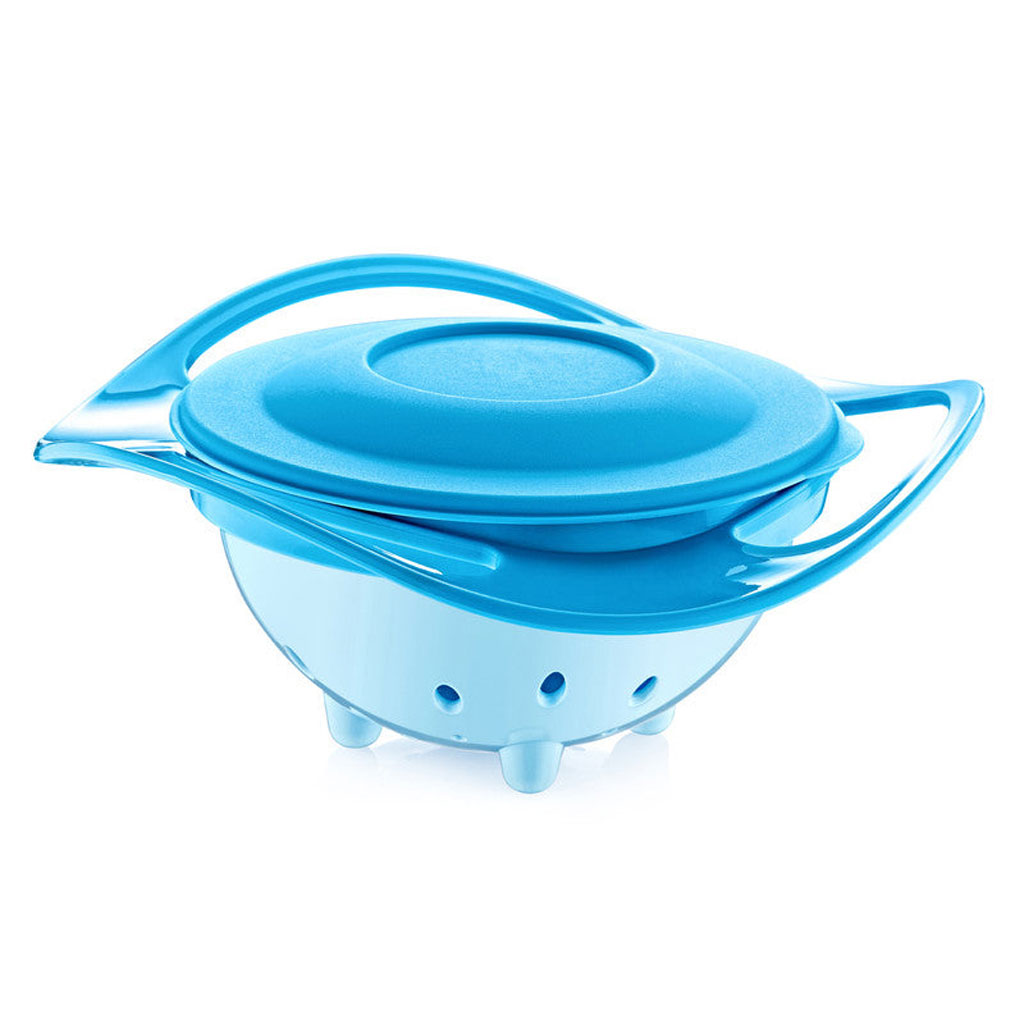 Babyjem No Spill Amazing Feeding Bowl For 6+ Months Baby - Blue