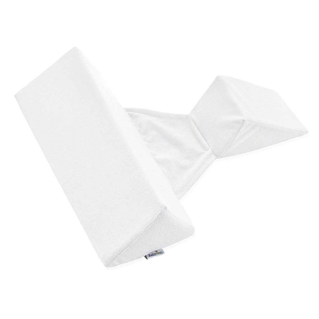 Babyjem Baby Side Sleep Positioner Pillow For 0-6 Months - White