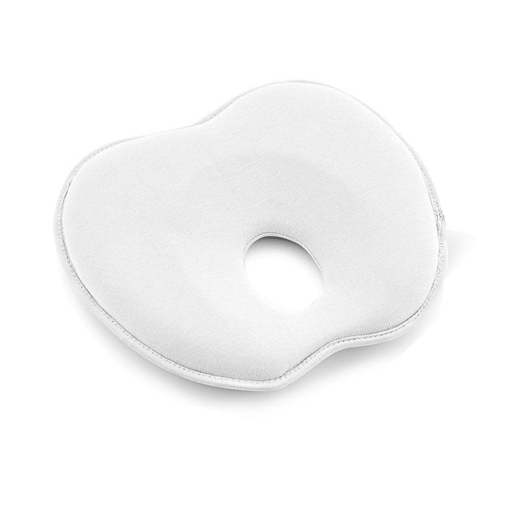 Babyjem Flat Head Baby Pillow For 0-6 Months, Color - White