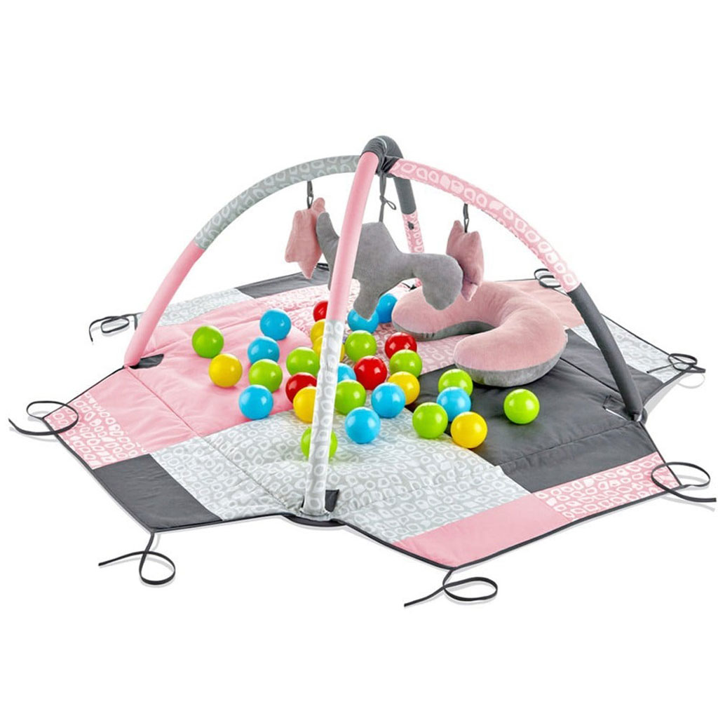 Babyjem Play Mat with Balls & Toys For 0+ Month Baby