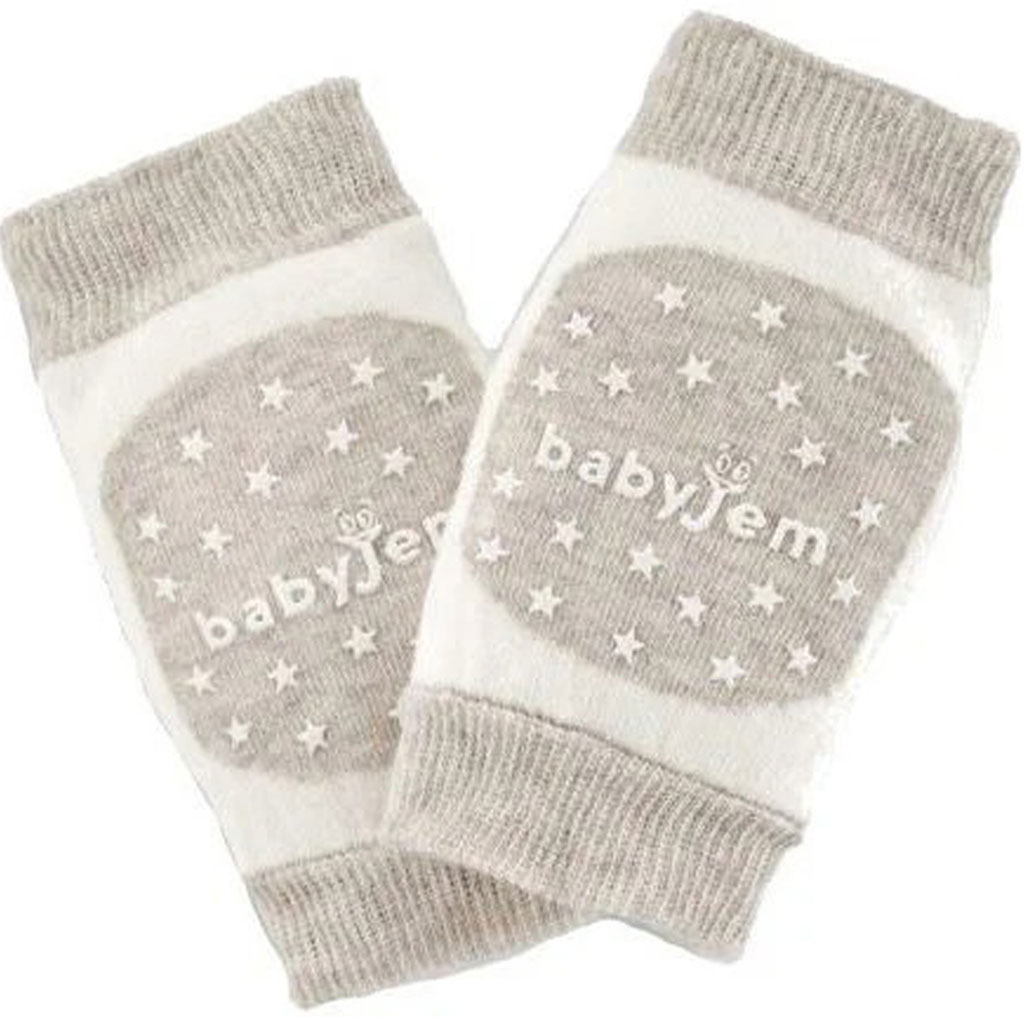 Babyjem Protective Baby Knee Pad For 6+ Month - Grey