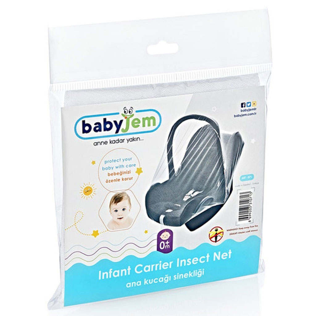 Babyjem Infant Carrier Insect Net - White