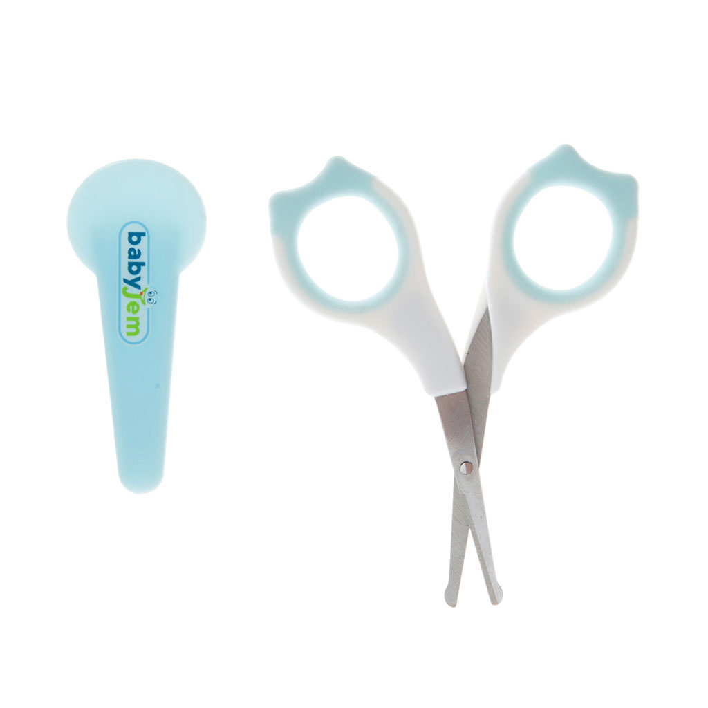 Babyjem Nail Scissors With Case - Blue