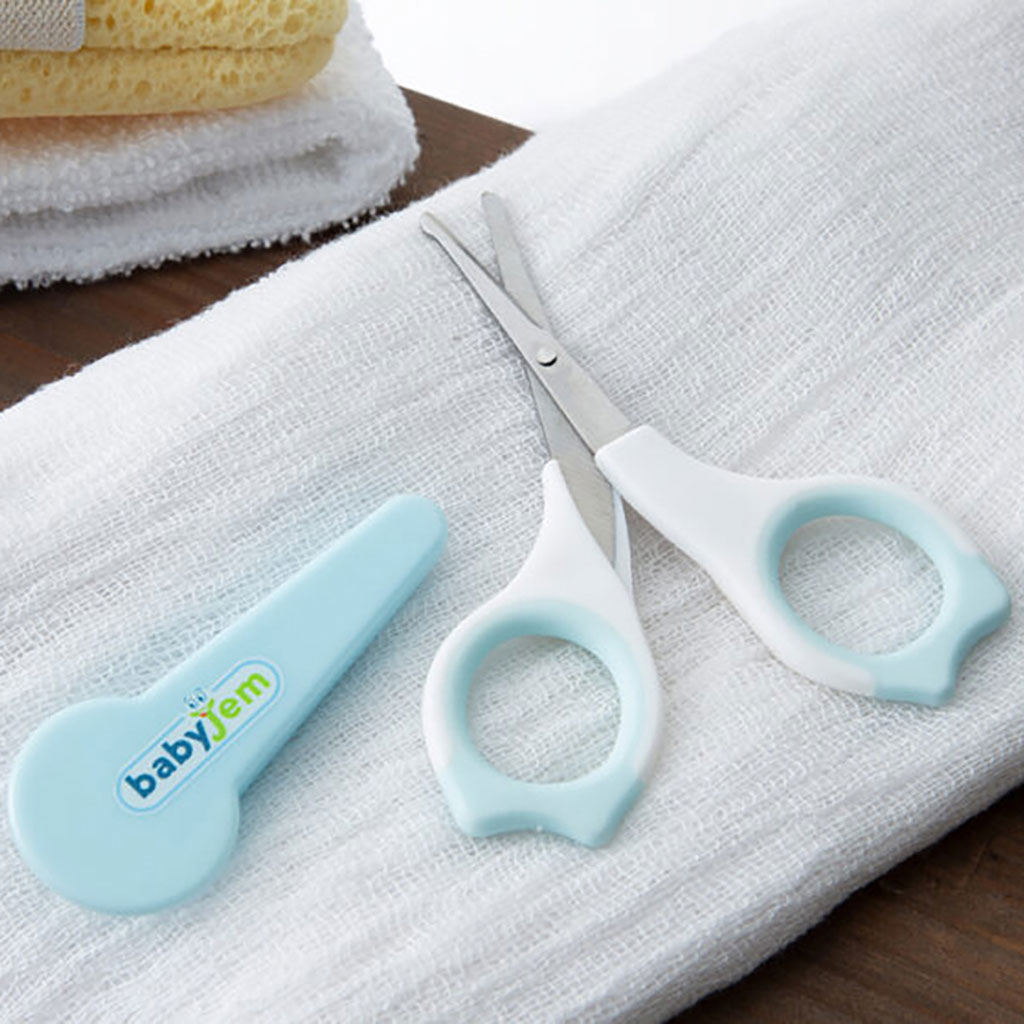 Babyjem Nail Scissors With Case - Blue