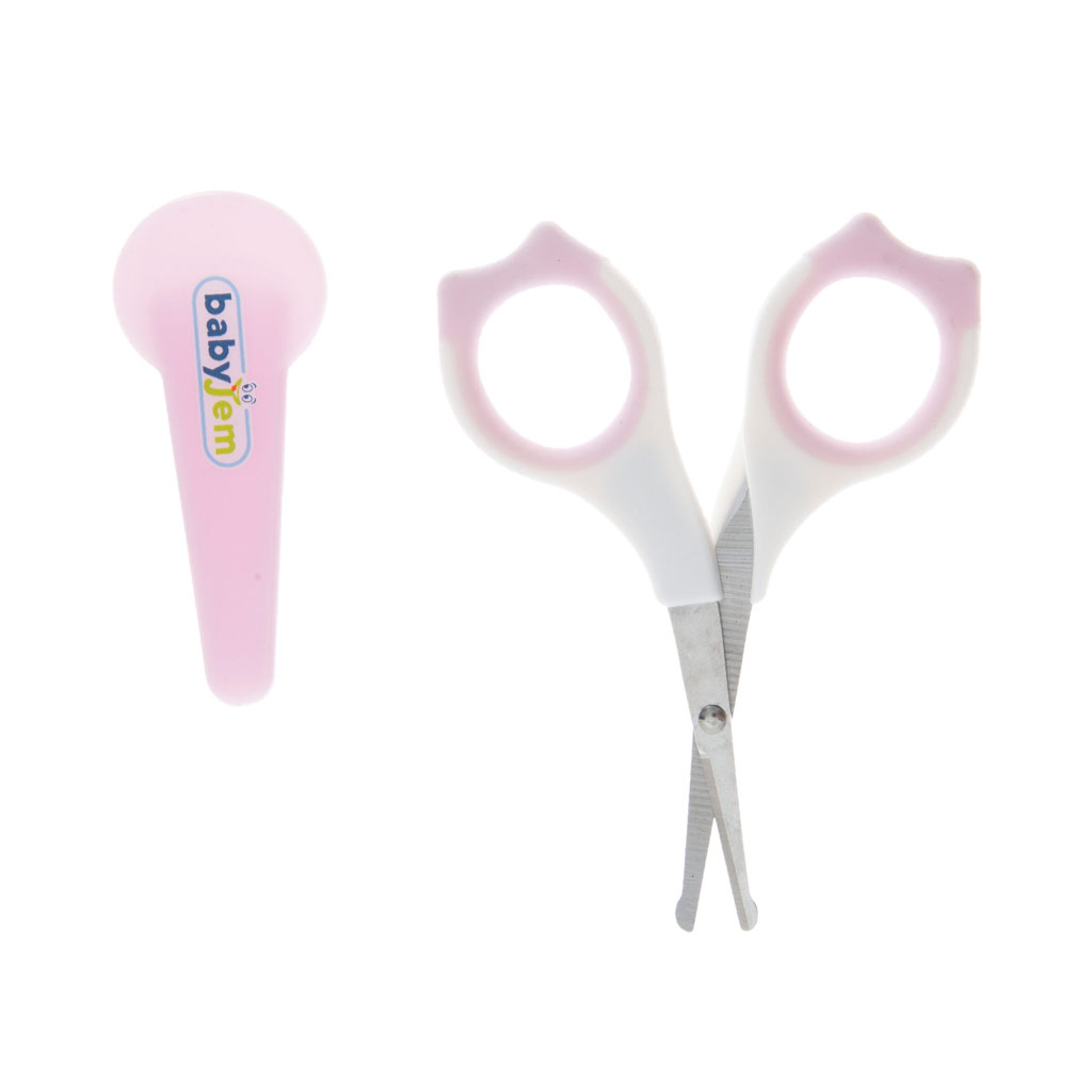 Babyjem Nail Scissors With Case - Pink