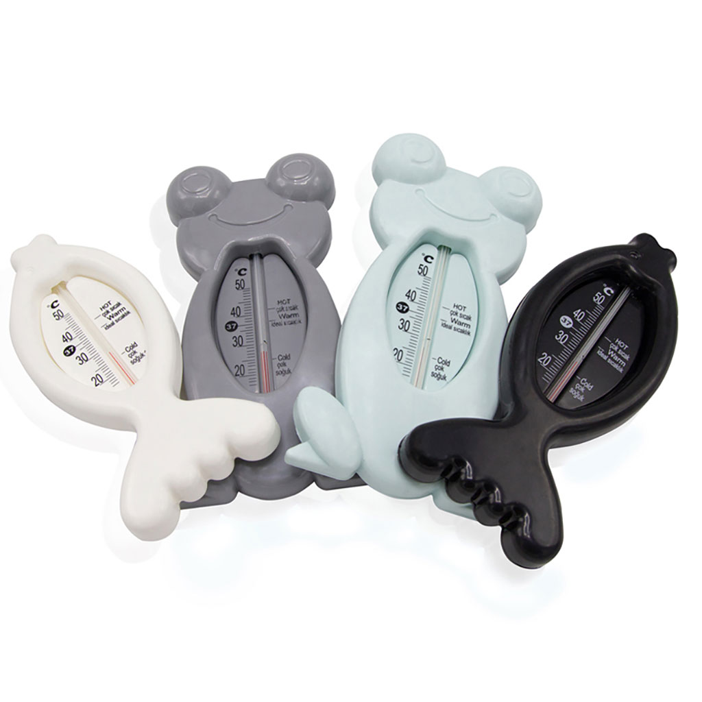 Babyjem Frog Shaped Baby Bath & Room Thermometer - Turquoise