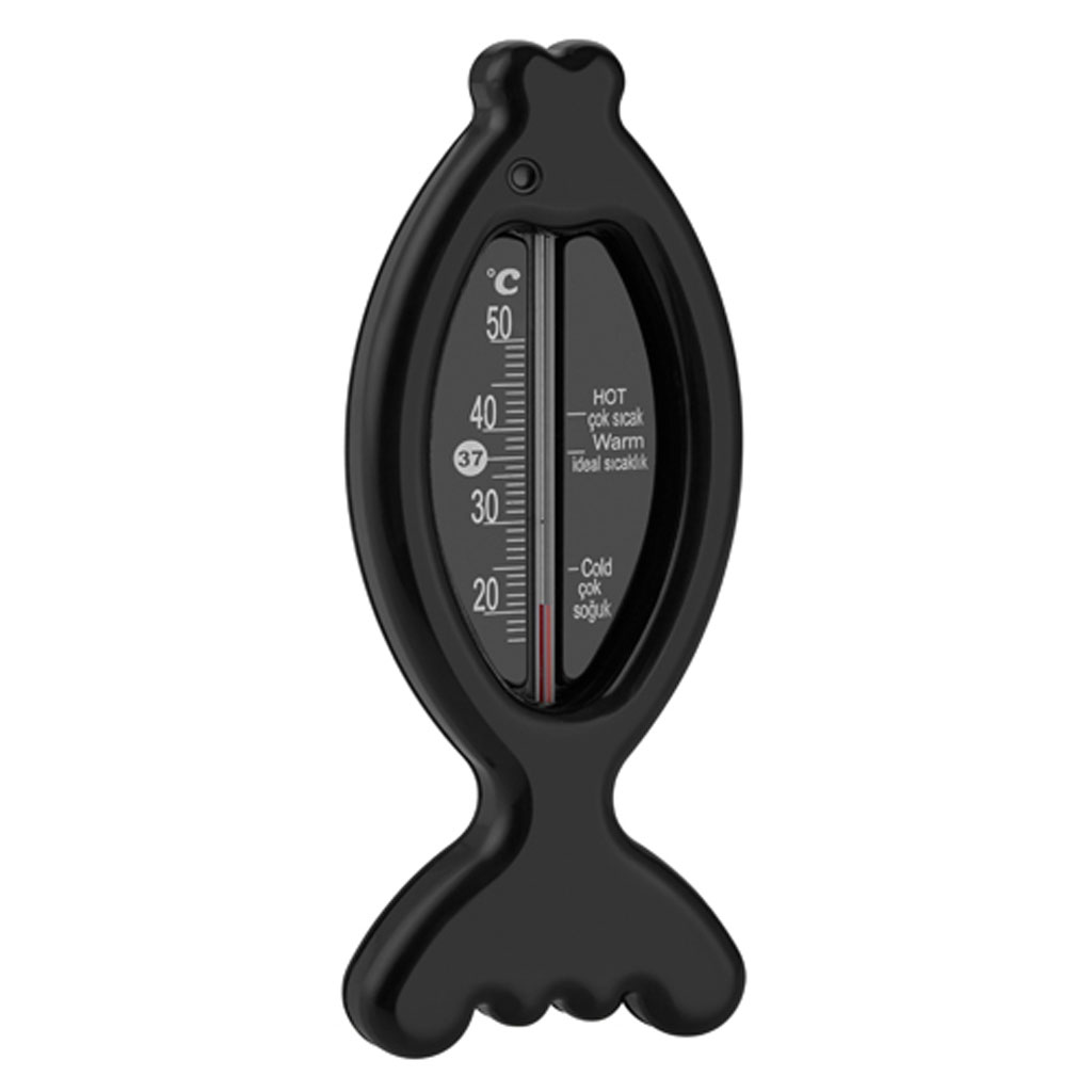 Babyjem Baby Bath & Room Thermometer - Black