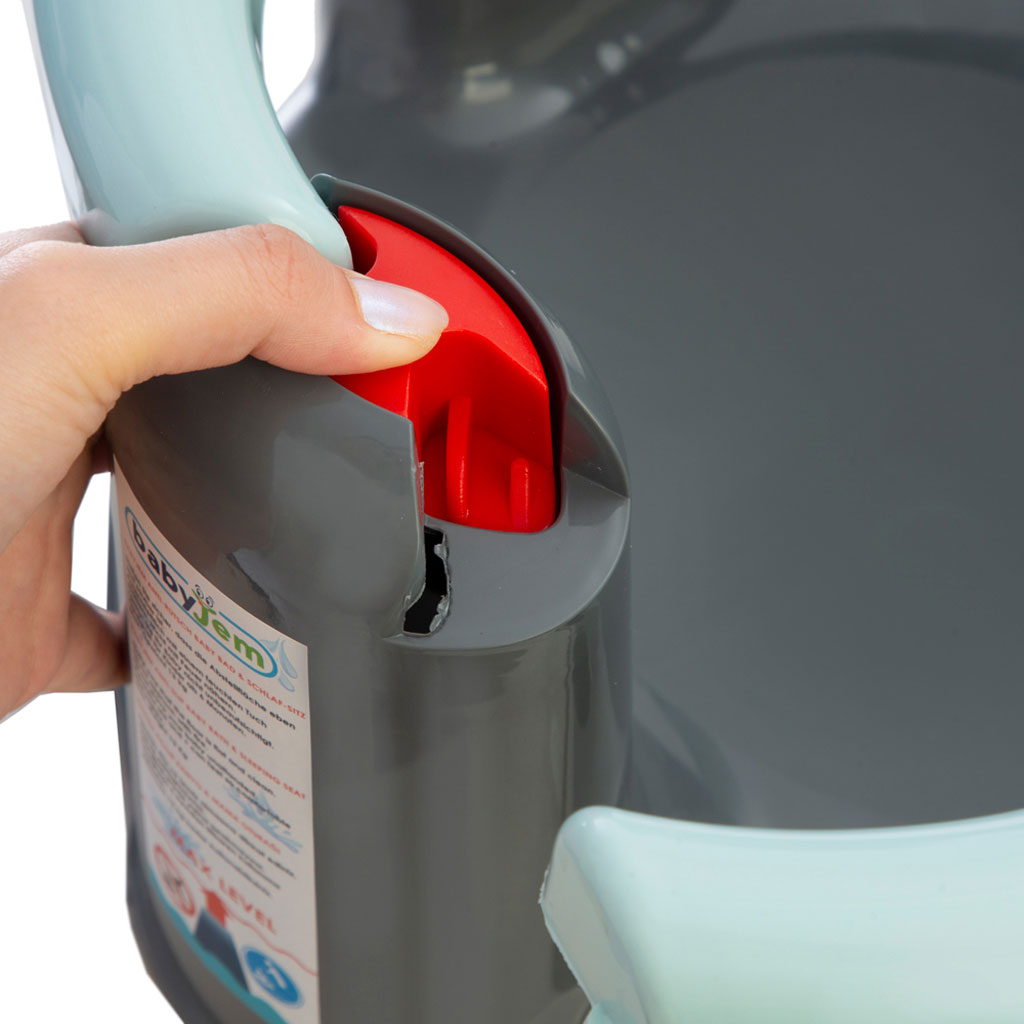 Babyjem Anti Slip Baby Bath & Feeding Seat For 6+ Month Infant, Color - Turquoise