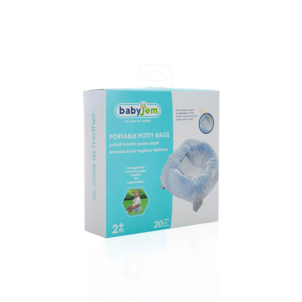 Babyjem Refill Portable Potty Bags, Pack of 20's