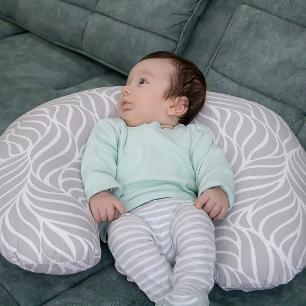 Babyjem Breast Feeding & Support Pillow - Grey