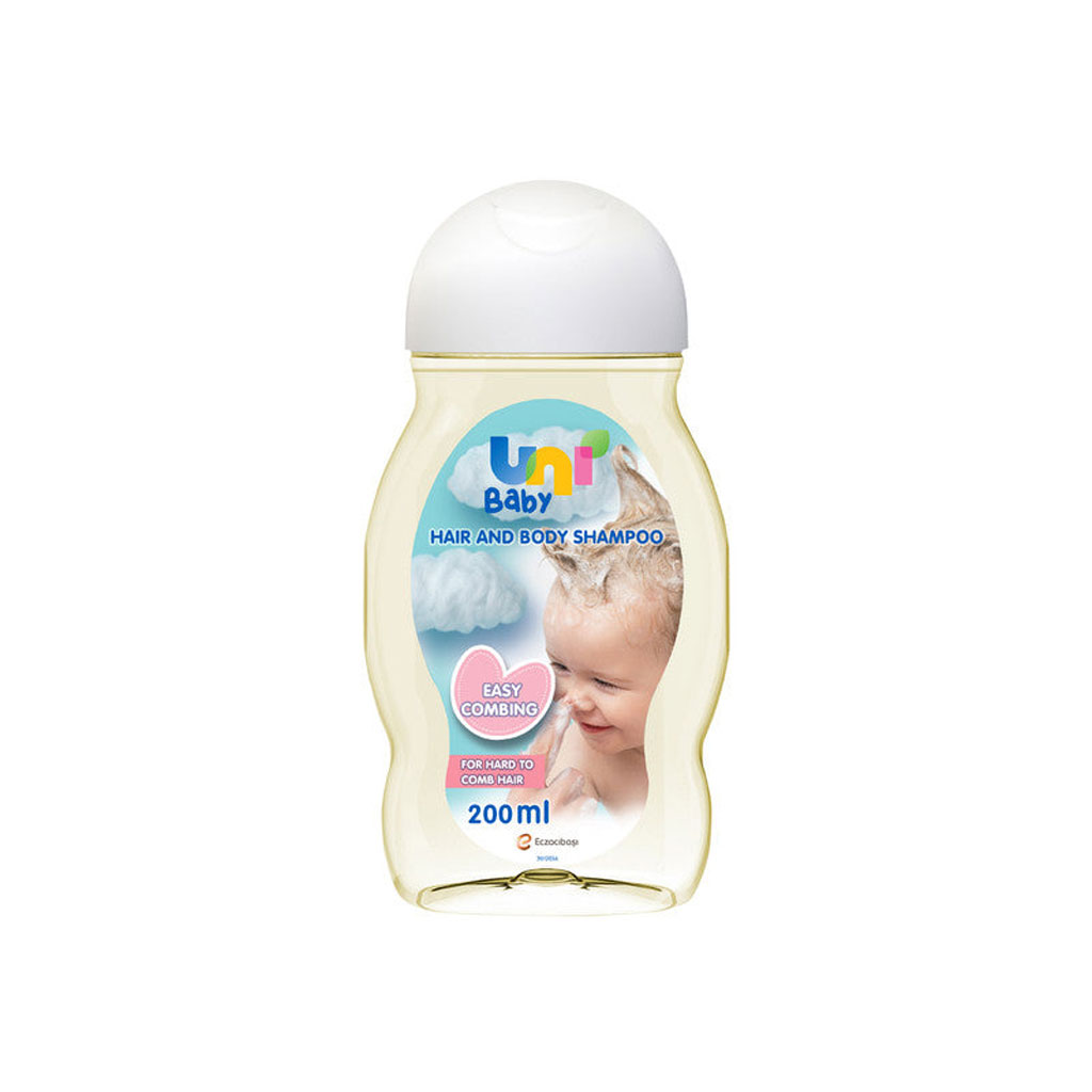 Uni Baby Easy Combing Hair & Body Shampoo 200ml