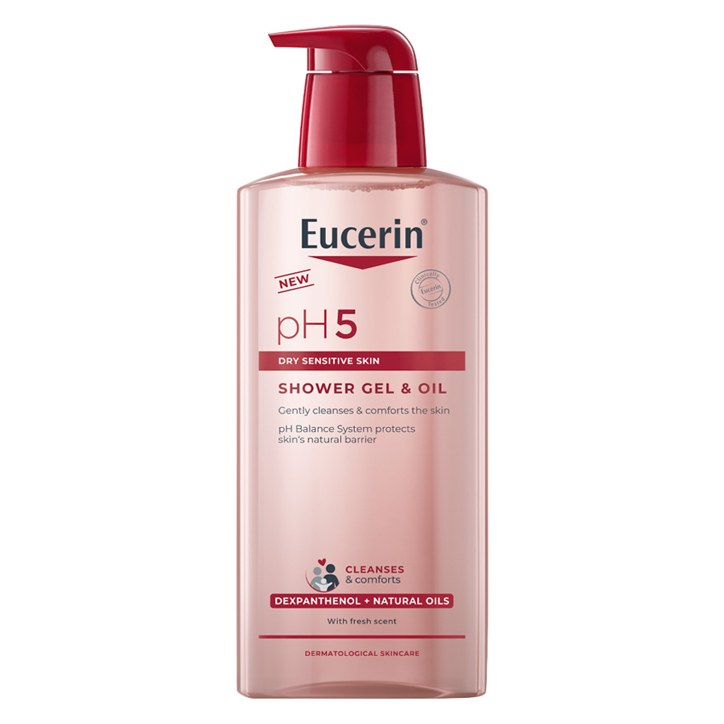 Eucerin pH5 Shower Gel & Oil For Dry Sensitive Skin 400ml