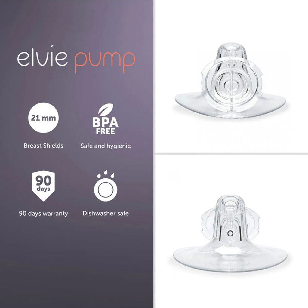 Elvie Pump Breast Shields, Size 28mm, Pack of 2's