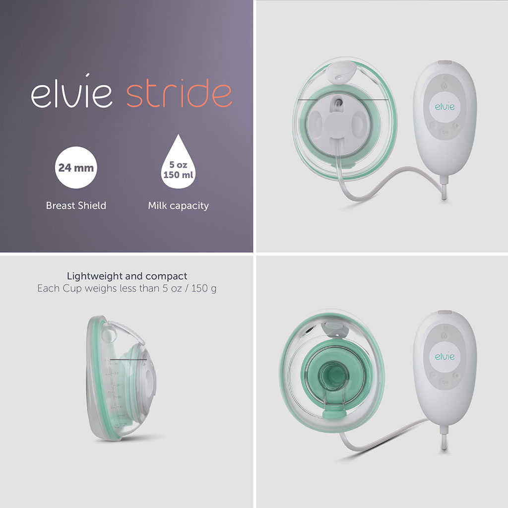 Elvie Stride Wearable Electric Breast Pump Single
