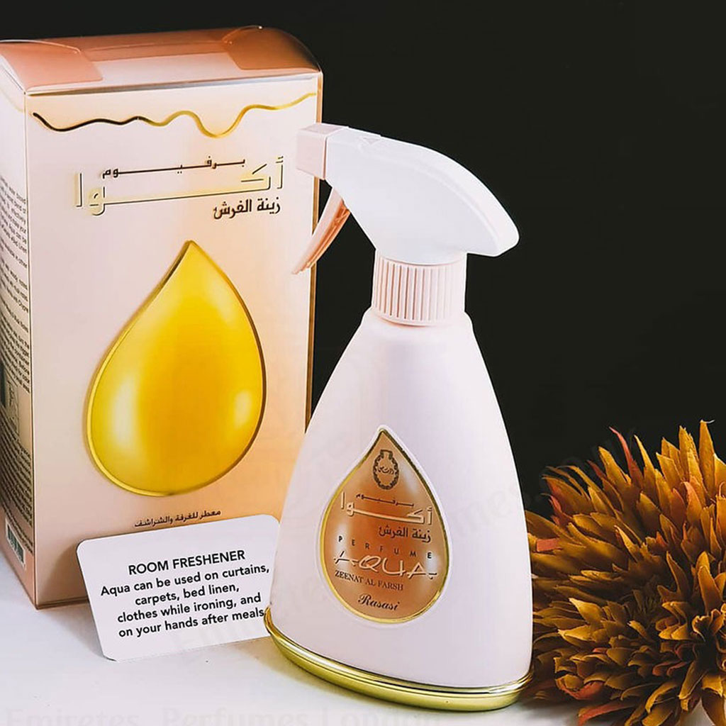 Rasasi Aqua Zeenat Al Farsh Room & Linen Mist 375ml