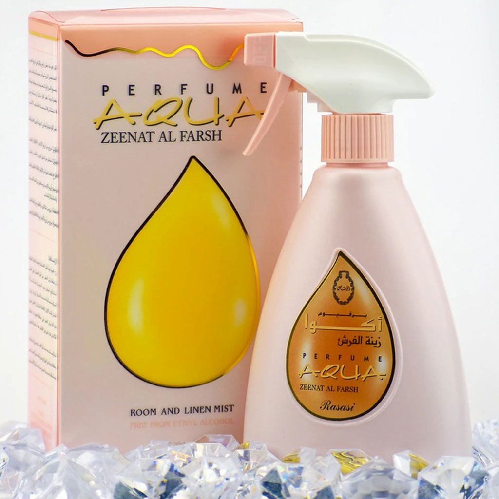 Rasasi Aqua Zeenat Al Farsh Room & Linen Mist 375ml