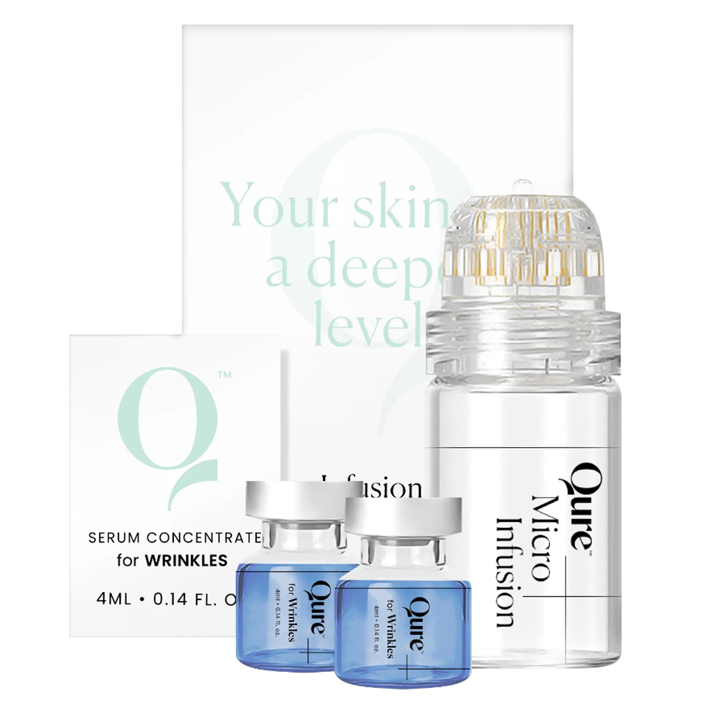 Qure Skincare Micro-Infusion System - At Home Microneedling Facial