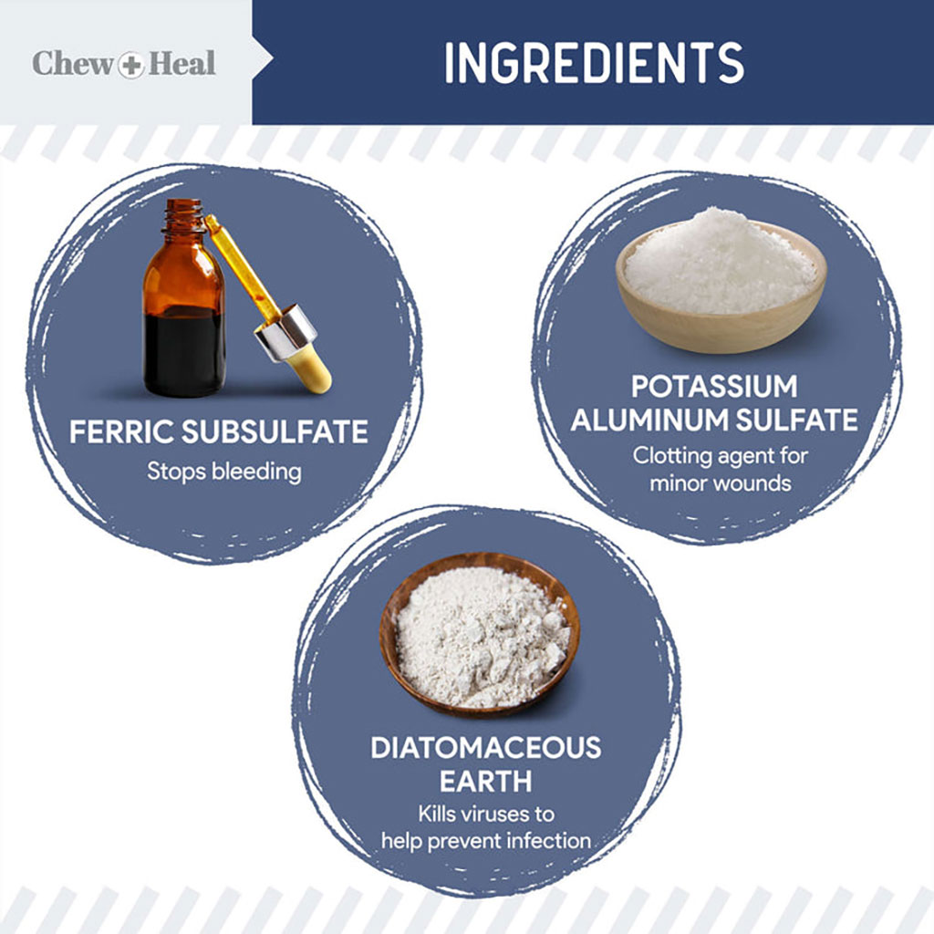 Chew + Heal Hemostat Styptic Powder For Pets 45g