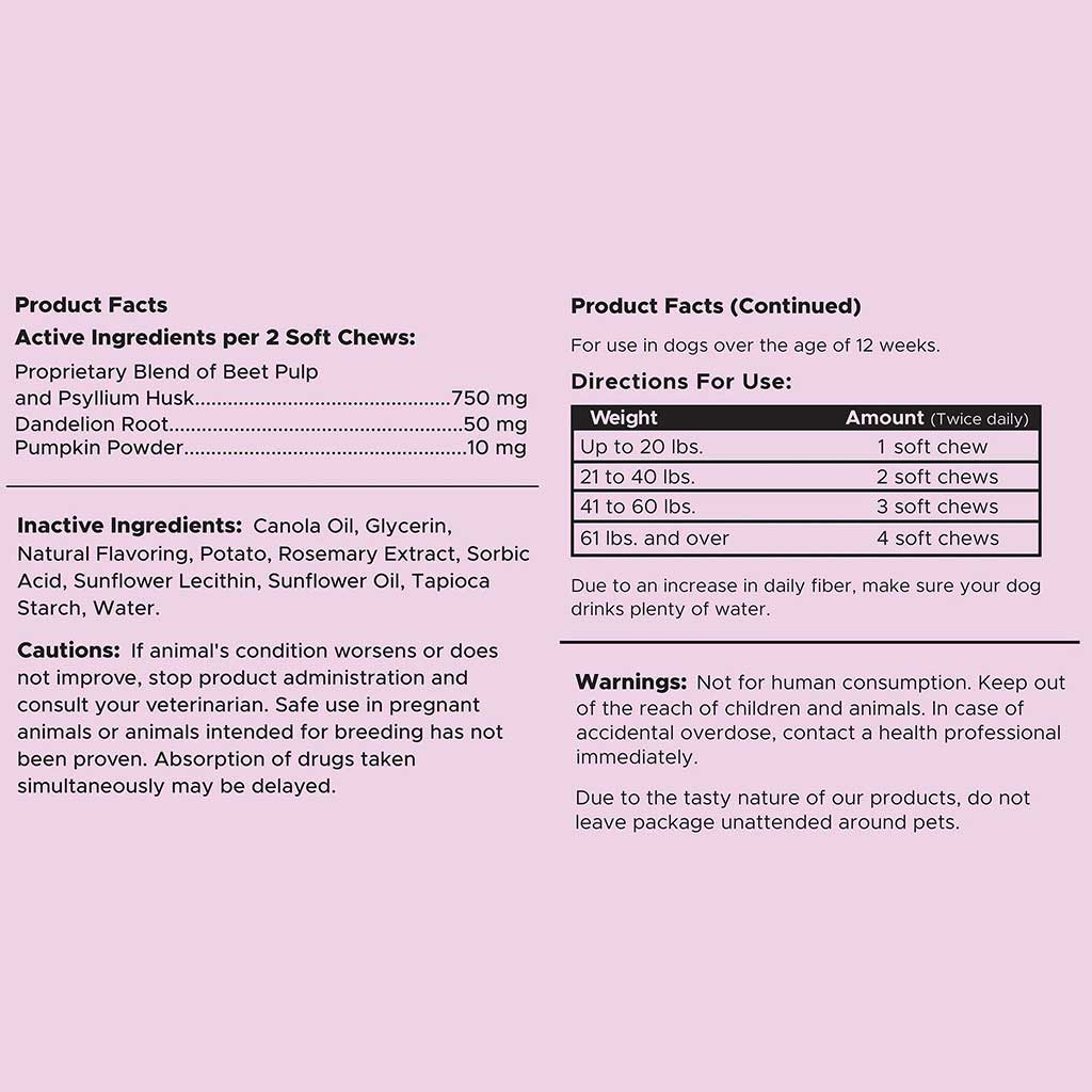 Chew + Heal Stop The Scoot Soft Chews For Dogs, Pack of 120's