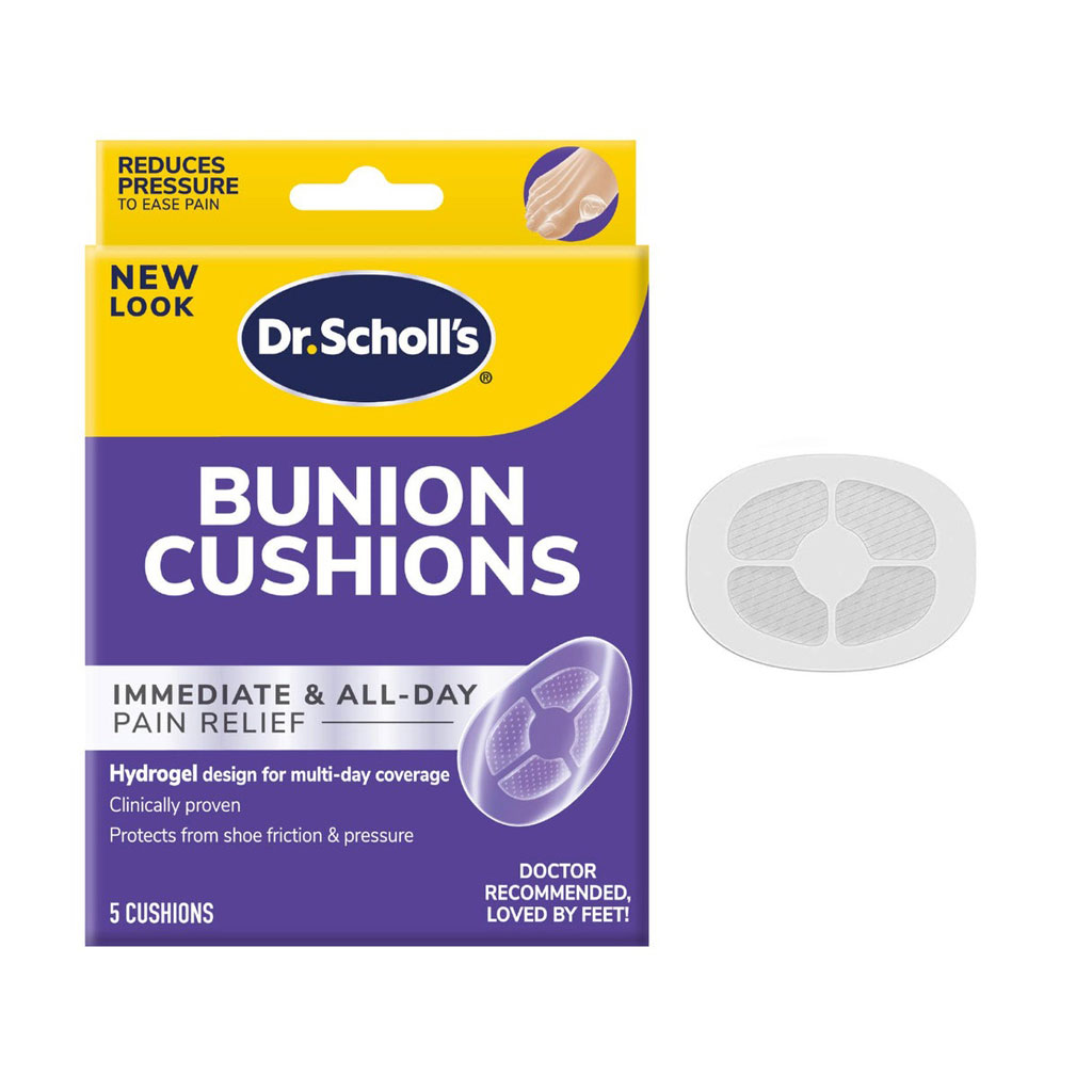 Dr.Scholl's Bunion Cushions For Pain Relief, Pack of 5's