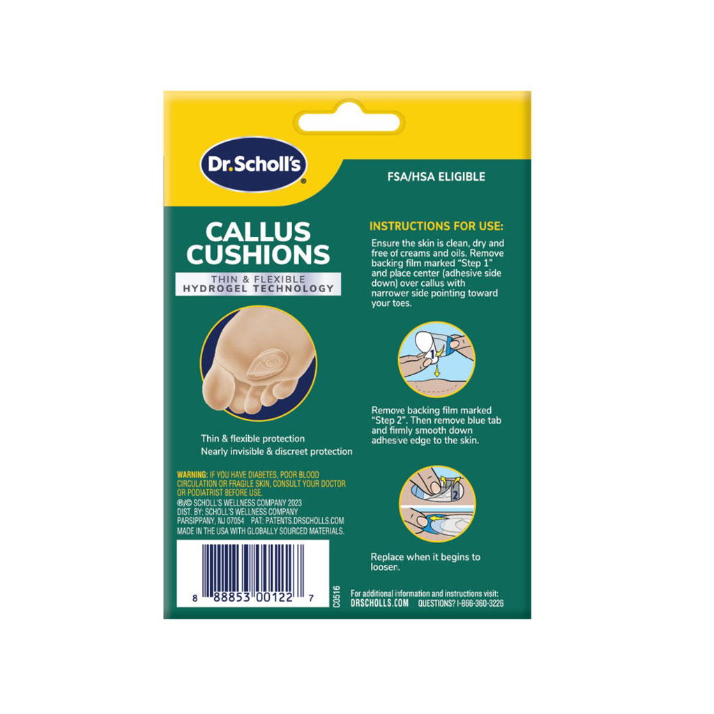 Dr.Scholl's Callus Cushions, Pack of 5's