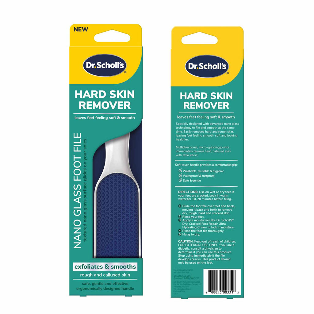 Dr.Scholl's Hard Skin Remover Nano Glass Foot File