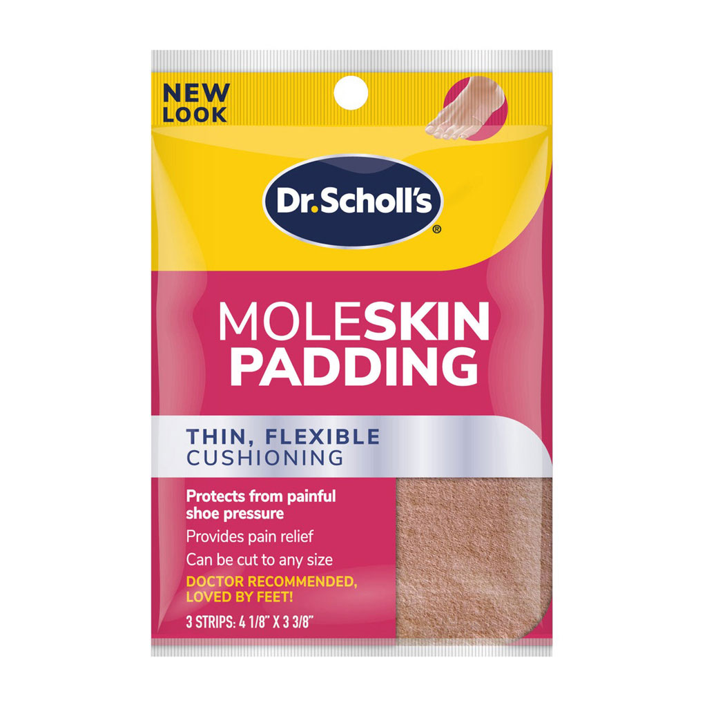 Dr.Scholl's Moleskin Padding For Feet, Pack of 3's