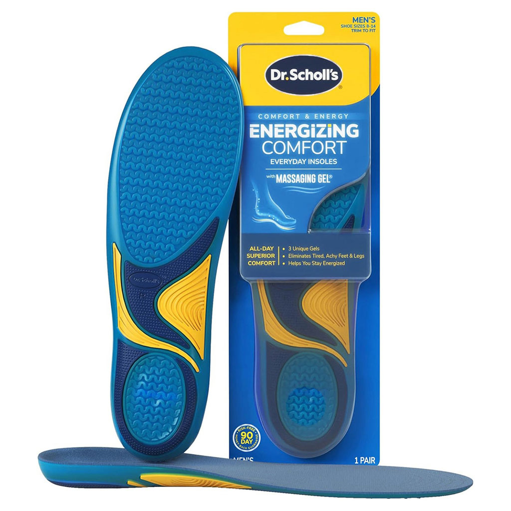 Dr.Scholl's Energizing Comfort Insoles For Men, Size 8-13 - 1 Pair