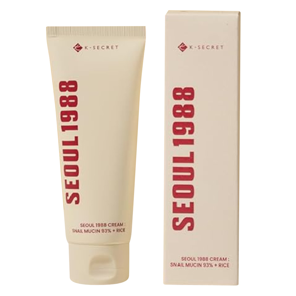 K-Secret Seoul 1988 Snail Mucin 93% + Rice Extract Cream 100ml
