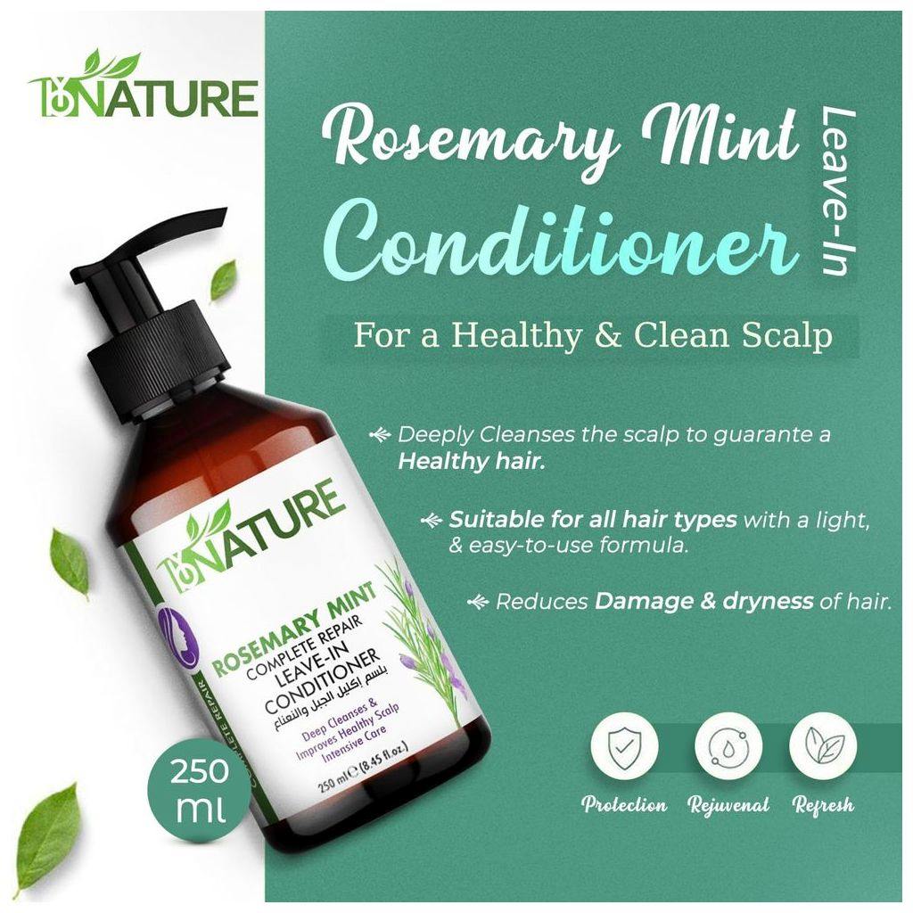 ByNature Rosemary Mint Complete Repair Leave In Conditioner 250ml