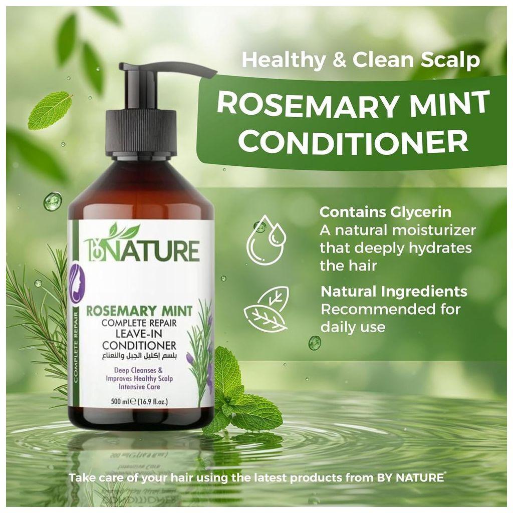 ByNature Rosemary Mint Complete Repair Leave In Conditioner 500ml