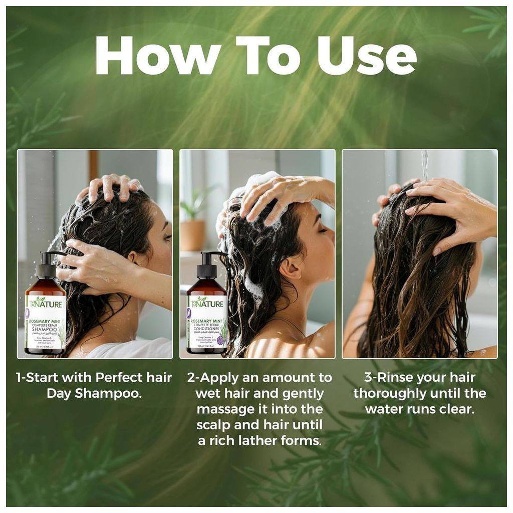 ByNature Rosemary Mint Complete Repair Leave In Conditioner 500ml