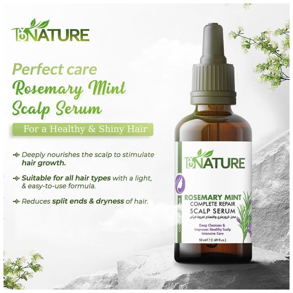 ByNature Rosemary Mint Complete Repair Scalp Serum 50ml