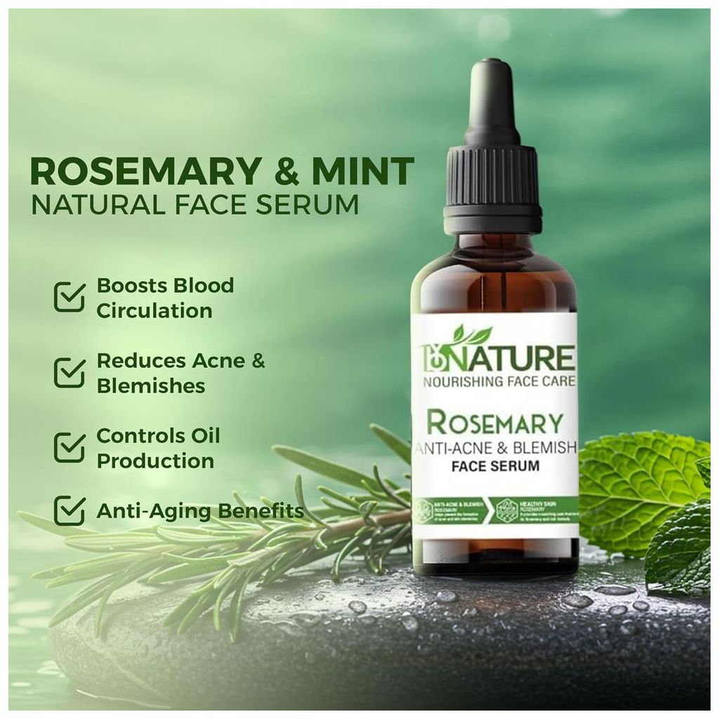ByNature Rosemary Anti Acne & Blemish Care Face Serum 50ml