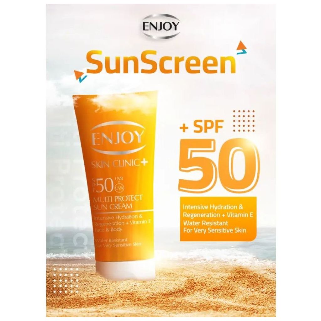 Enjoy Multi Protect SPF 50 Sun Cream 100ml