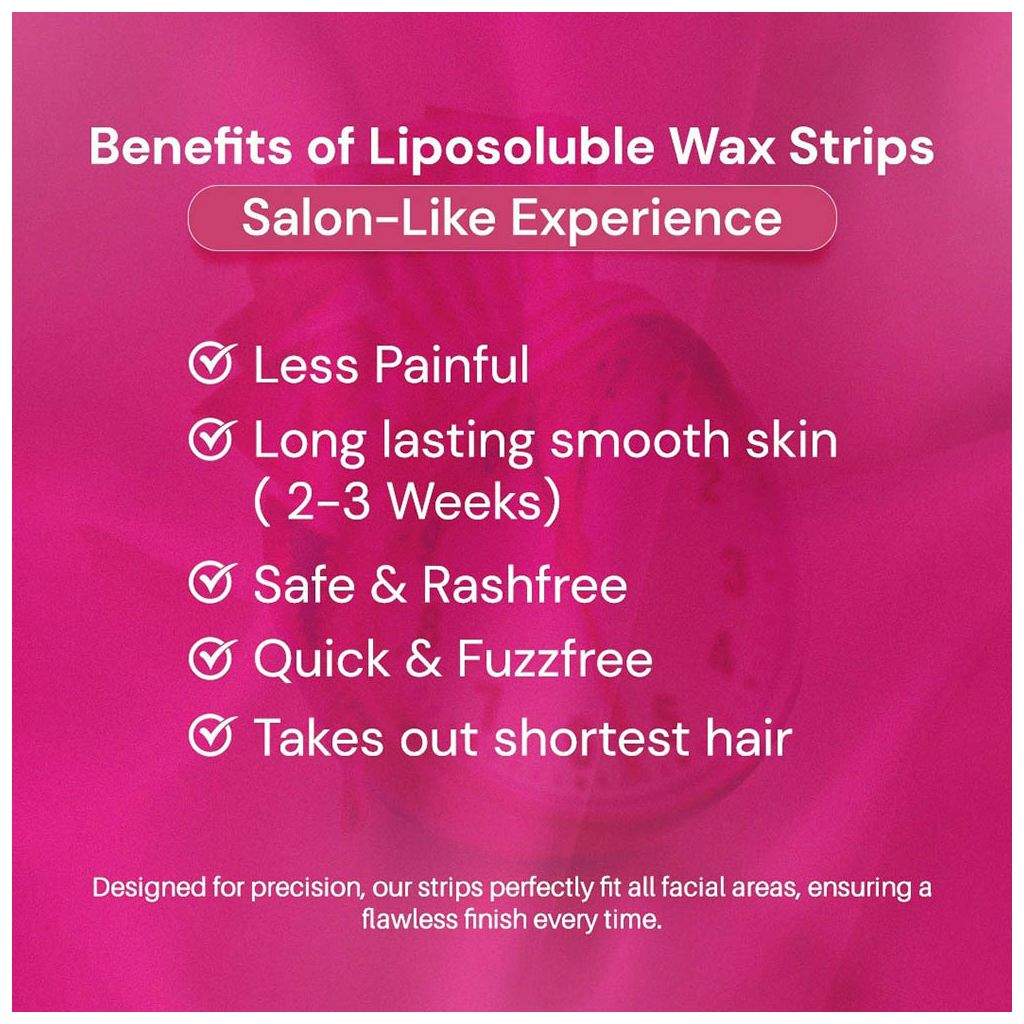 Enjoy Liposoluble Powdered Face Wax Strips, Pack of 27's